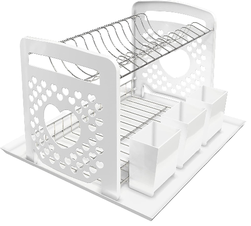 Escorredor Louça Cuore C/Laterais Branco