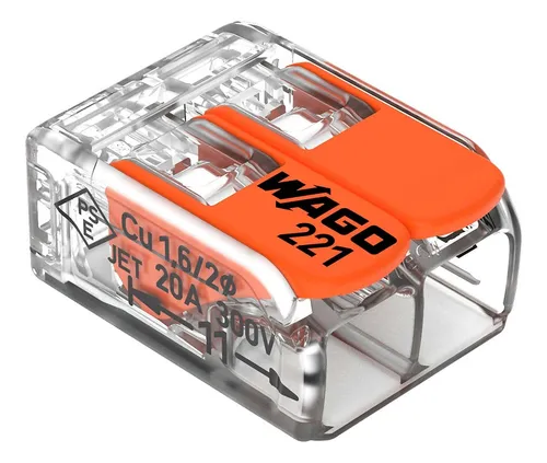 CONECTOR WAGO 4MM 2P MOD.221 412