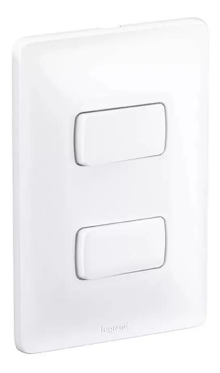 Conjunto Interruptor Simples Duplo Pial Zeffia