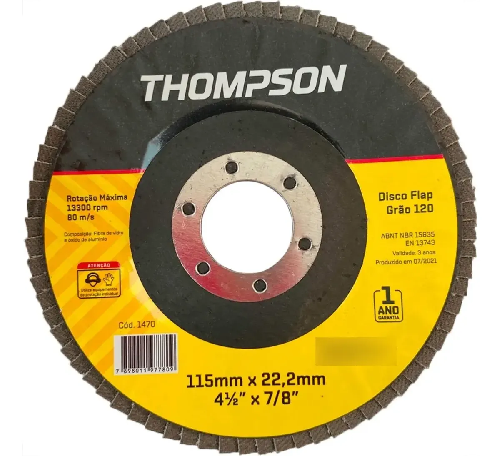 Disco Lixa Flap 4.1/2 120 Thompson