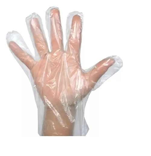 Luva Plástica Descartavel Tam.Unico Nobre