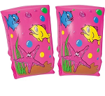 Boia De Braço Estampada Amarela 25x15 Cm