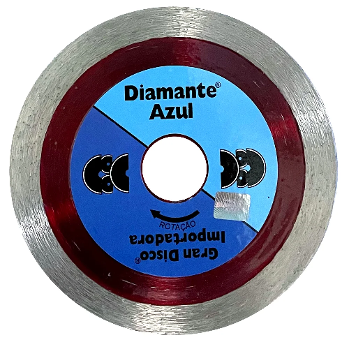 Disco Diam Azul Liso Porcel Extra Fino
