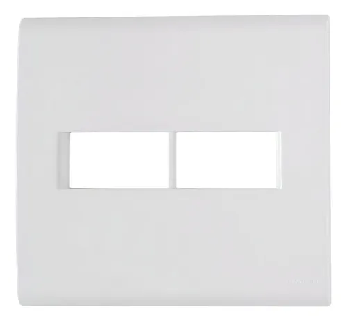 Placa 4x4 2 Módulo Branco Liz Tramontina