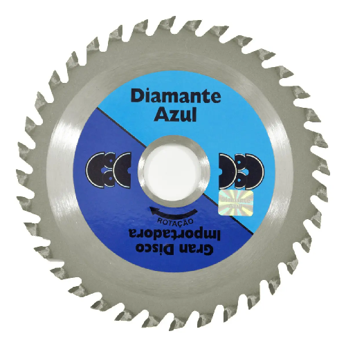 Disco Diam Azul Serra Videa Madeira 110MM 36D