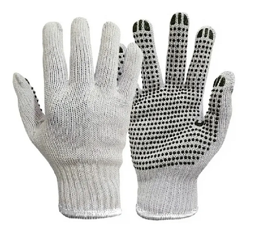 Luva Seg Malha Pigmentada 4 Fios G Branca