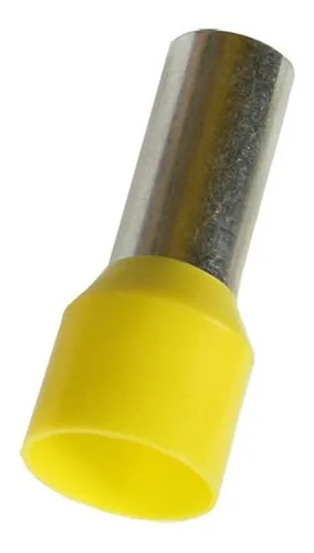 Terminal Tubular Ilhós Conector 25mm Pré Isolado