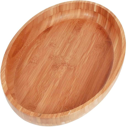 Gamela Oval Bamboo 41X27CM Mor