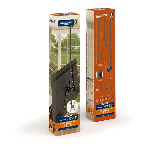 Suporte Tv Teto C/Giro E Incl 19" A 56"