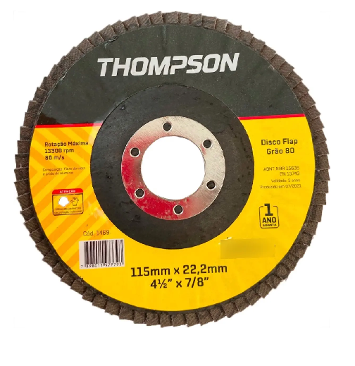 Disco Lixa Flap 4.1/2 80 Thompson