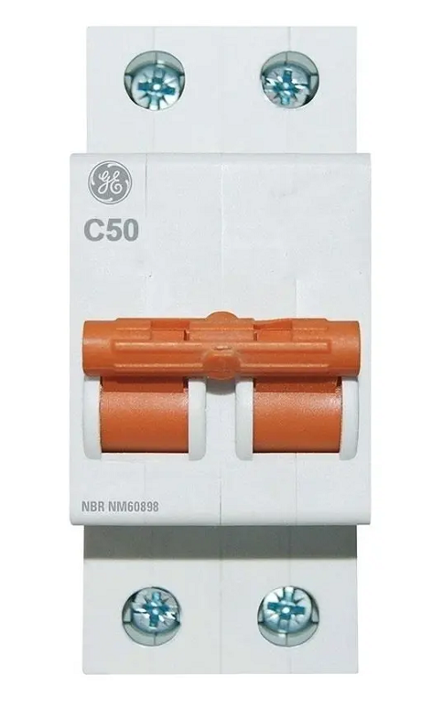 Disjuntor Din Bipolar  50 Amp GE