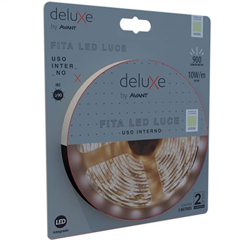 Fita Led Cob  2700K 24V IP20 10W/M 5M Avant