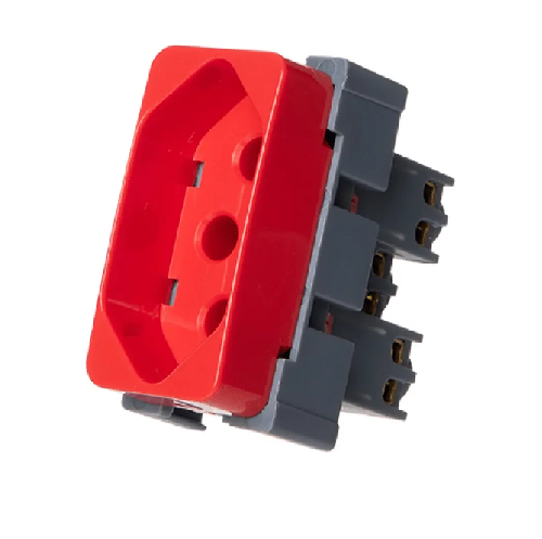 Modulo Tomada 20A Vermelho B3