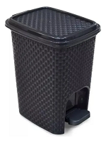 Lixeira 7,0L Plas.C/Ped.PT TOYPL