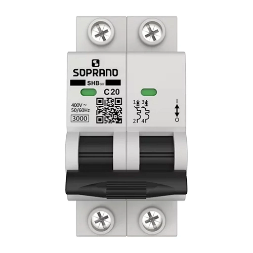 Disjuntor Din Bipolar 20A Soprano