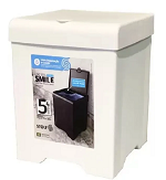 Lixeira Smile 5,4 Litros- Branco