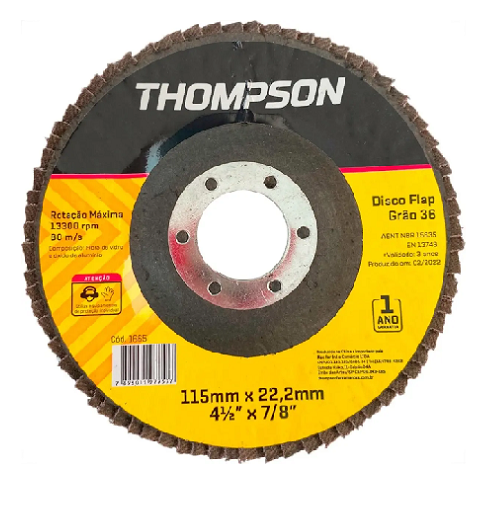 Disco Lixa Flap 4.1/2  36 Disflex/Thompson