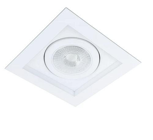 Spot Embutido Grid QD 7,5X7,5 1MR11 Branco