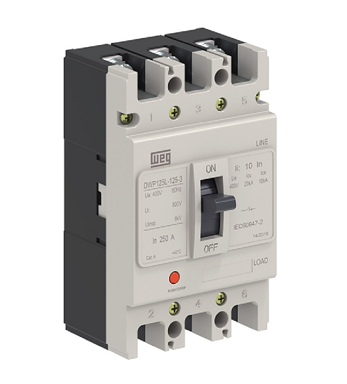 Disjuntor Caixa Mold DWP125 100AMP Weg
