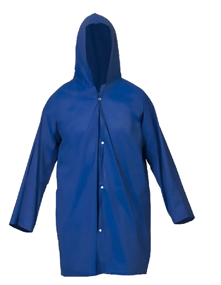 Capa Chuva PVC Azul G 1,10