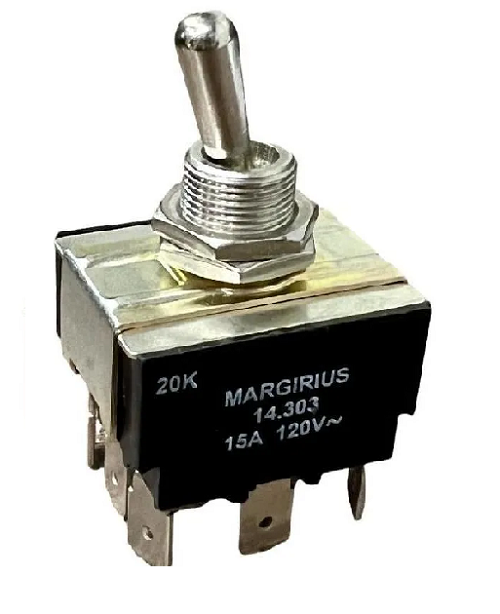 Chave Painel L/D/L Alavanca Tripolar 15A