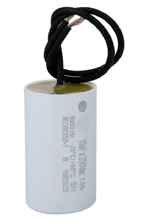 Capacitor 2 Fios 15UF / 250Vac