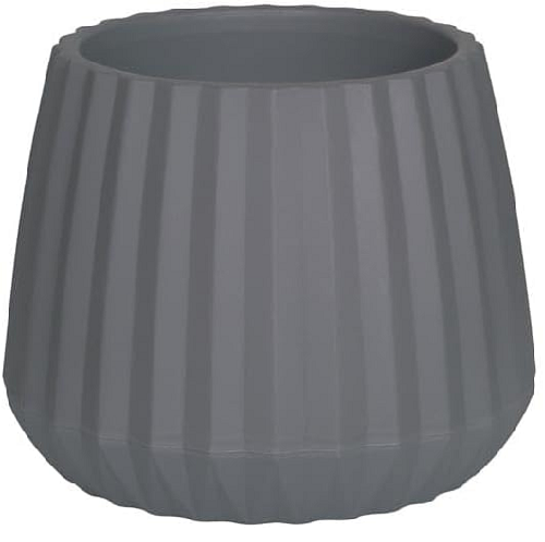 Vaso Cachepot Wave 25cm Sortido Mor