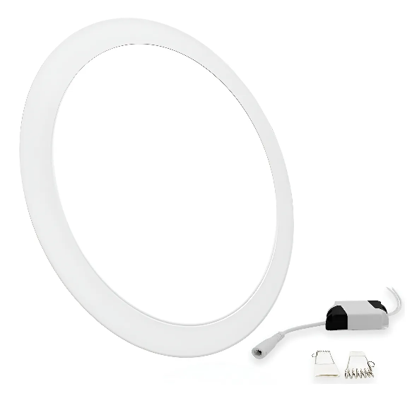 Painel Led Emb 18W Redondo 22x22 3000K Kandl