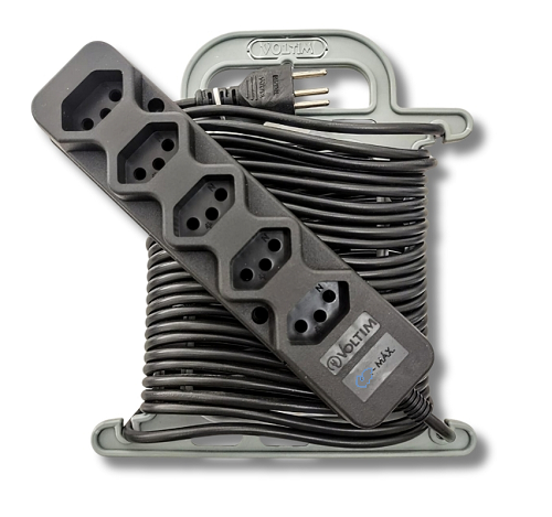 Extensao Prof 5 Saidas 2P+T 20A 3MTS Volt