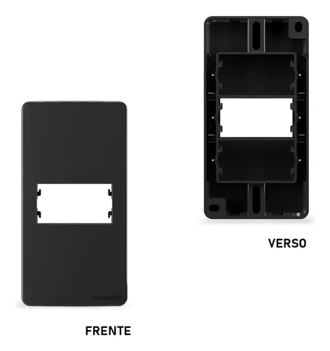 Tampa Para Condulete 1P PVC Preto Margirius