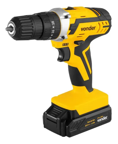 Parafusadeira Furadeira Impacto 20v Pfv238i + Maleta Vonder