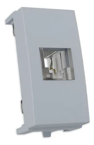 TOMADA RJ11 TEL 4FIOS CINZA MG