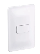 Conjunto 1 Interruptor Simples Horizontal Pial Zeffia