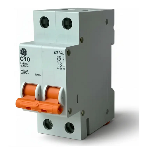 Disjuntor Din Bipolar  10 Amp GE