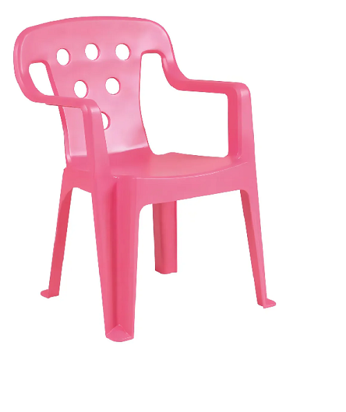 Cadeira Infantil Rosa Mor