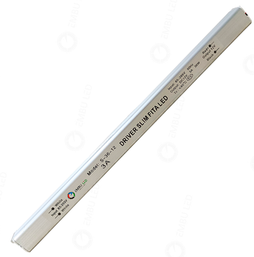 Driver Para Fita Led Parte Slim 36W 3A
