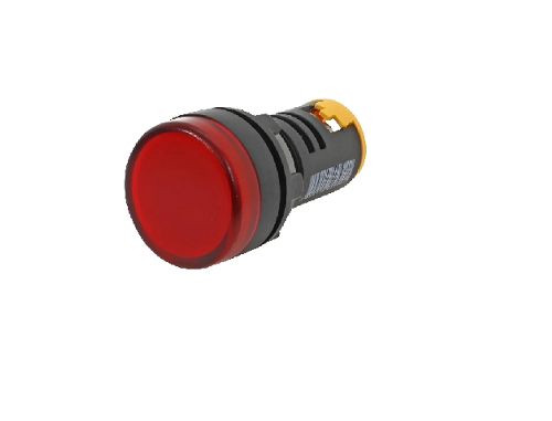 Sinaleiro 22MM 220V Vermelho Metaltex