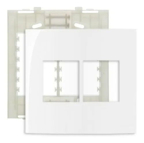 Placa 4x4 -4 Modulo Junto C/ Suporte Sleek Margirius