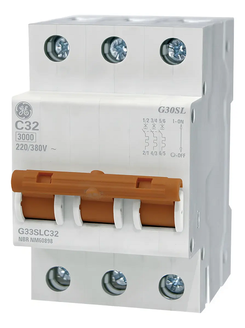 Disjuntor Din Tripolar 32 Amp GE