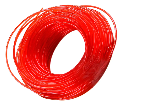 Fio De Nylon Grama  2,4MM Vermelho Redondo