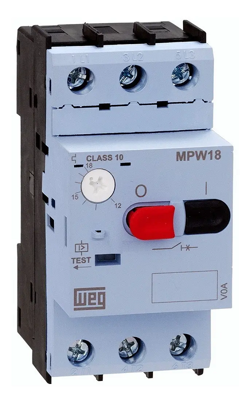 Disjuntor Din Motor Tri 6,30 - 10A Weg