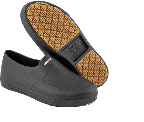 Sapato Seg. Eva N° 37 Preto S/Salto Vonder