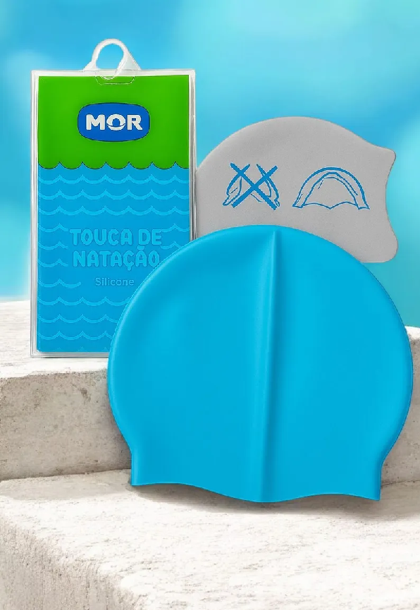 Touca de Natação Silicone MOR