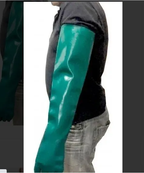 Luva Seg PVC Palma Aspera 60cm- C.A. 34