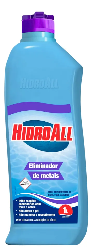 Piscina Eliminador de Metais 1L Hidroall