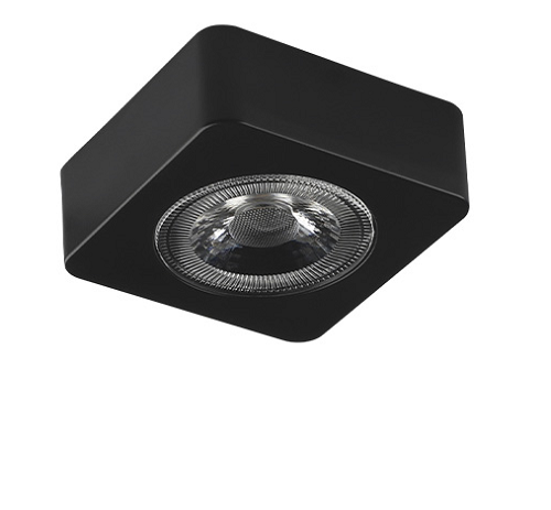 Spot Para Moveis Led Under Quadrado Preto 3w