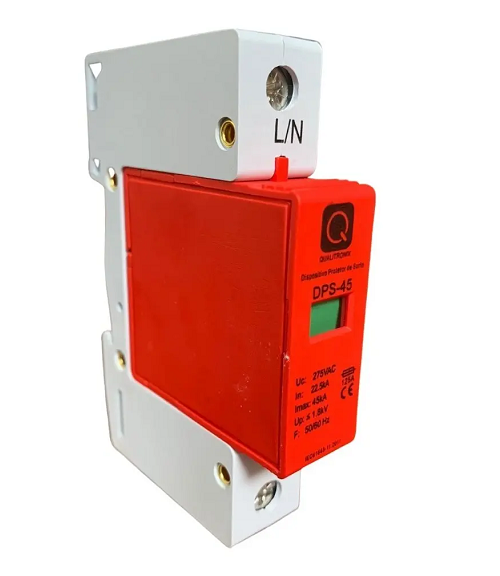 Dps Protetor Cont. Raio 275V 45KA Qualitronix