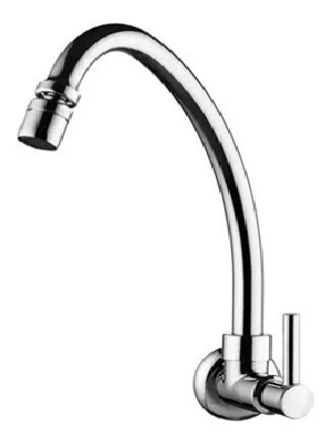 Torneira De Parede Para Cozinha Lorenzetti Fitt Slim 1168 C31 Cromada Brilhante