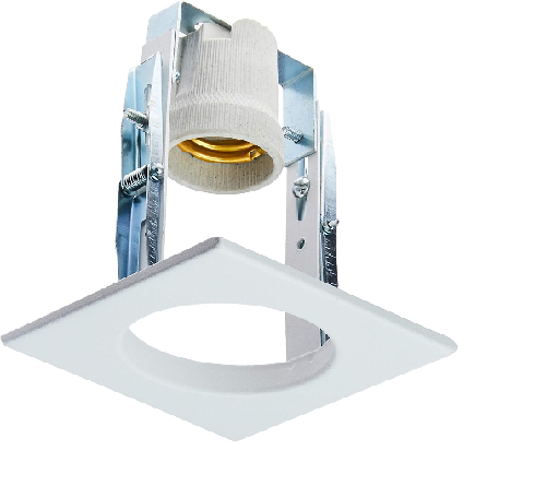 Spot Emb Quadrado Branco E 27 Attena