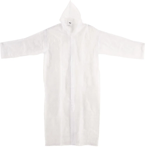 Capa Chuva PVC Transp S/Forro G Vonder